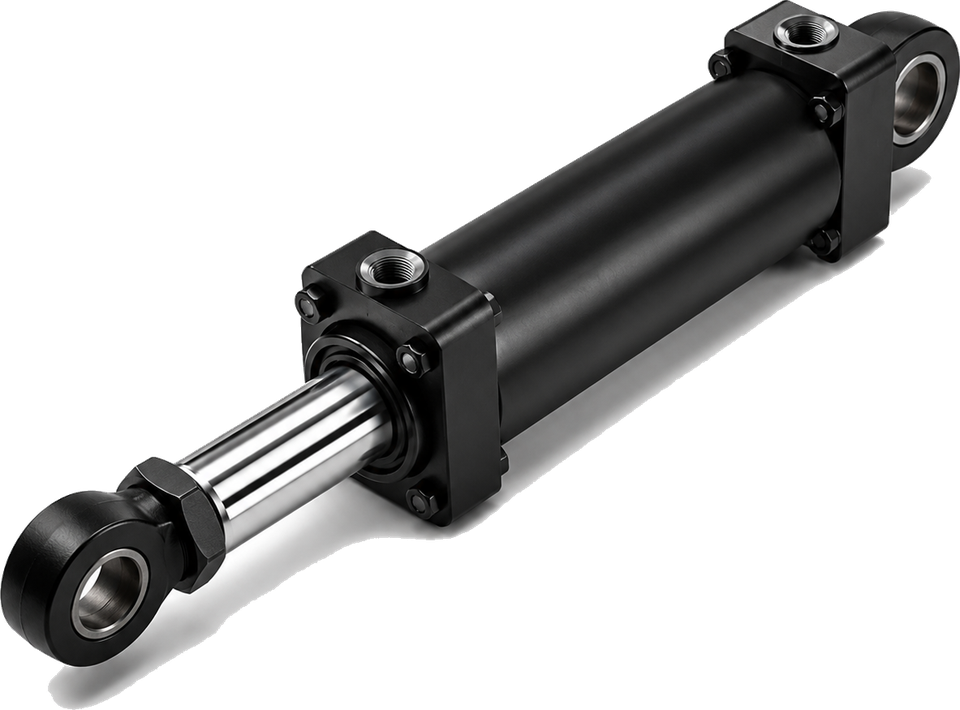 Vérin hydraulique à tige chromée — GLH Hydraulique Montech